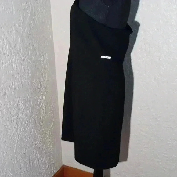 NICOLE MILLER Crepe One Shoulder Mini Dress - Picture 6 of 8